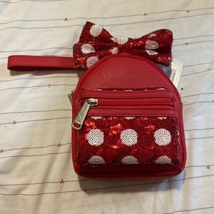 disney mini backpack minnie mouse never used